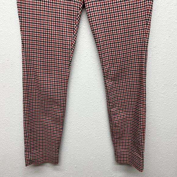 Hollister Gingham Ankle Pants Womens Medium Academia Office Career Workwear Chic - Picture 5 of 13
